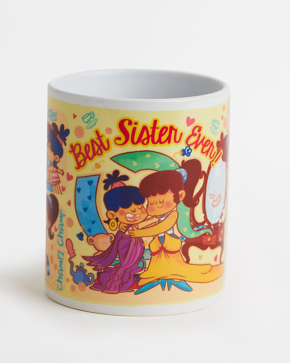 Best Sister Ever! Mug-Beige