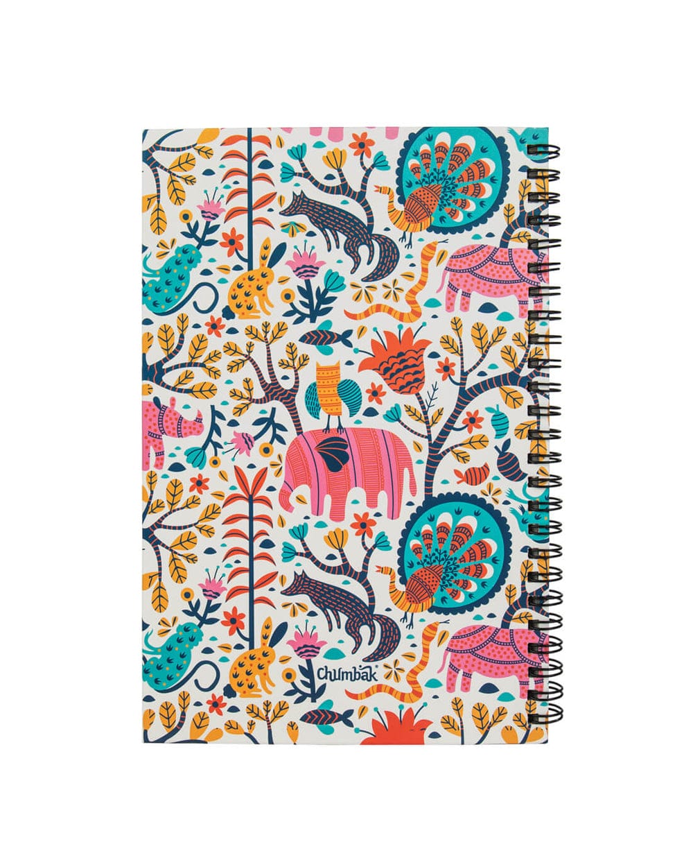 Florid Elephant Spiral Notebook