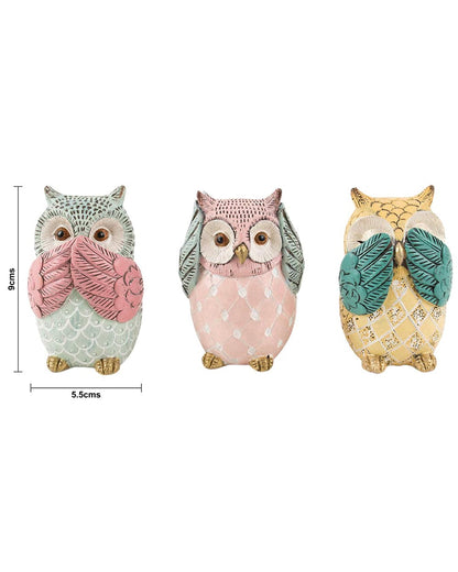 Wise Owls Decor Set