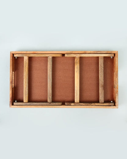 Things Indian Say Foldable Breakfast Tray- Teal