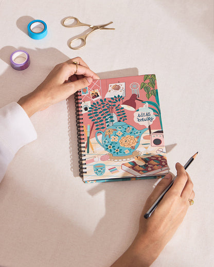 Ideas Brewing Spiral Notebook